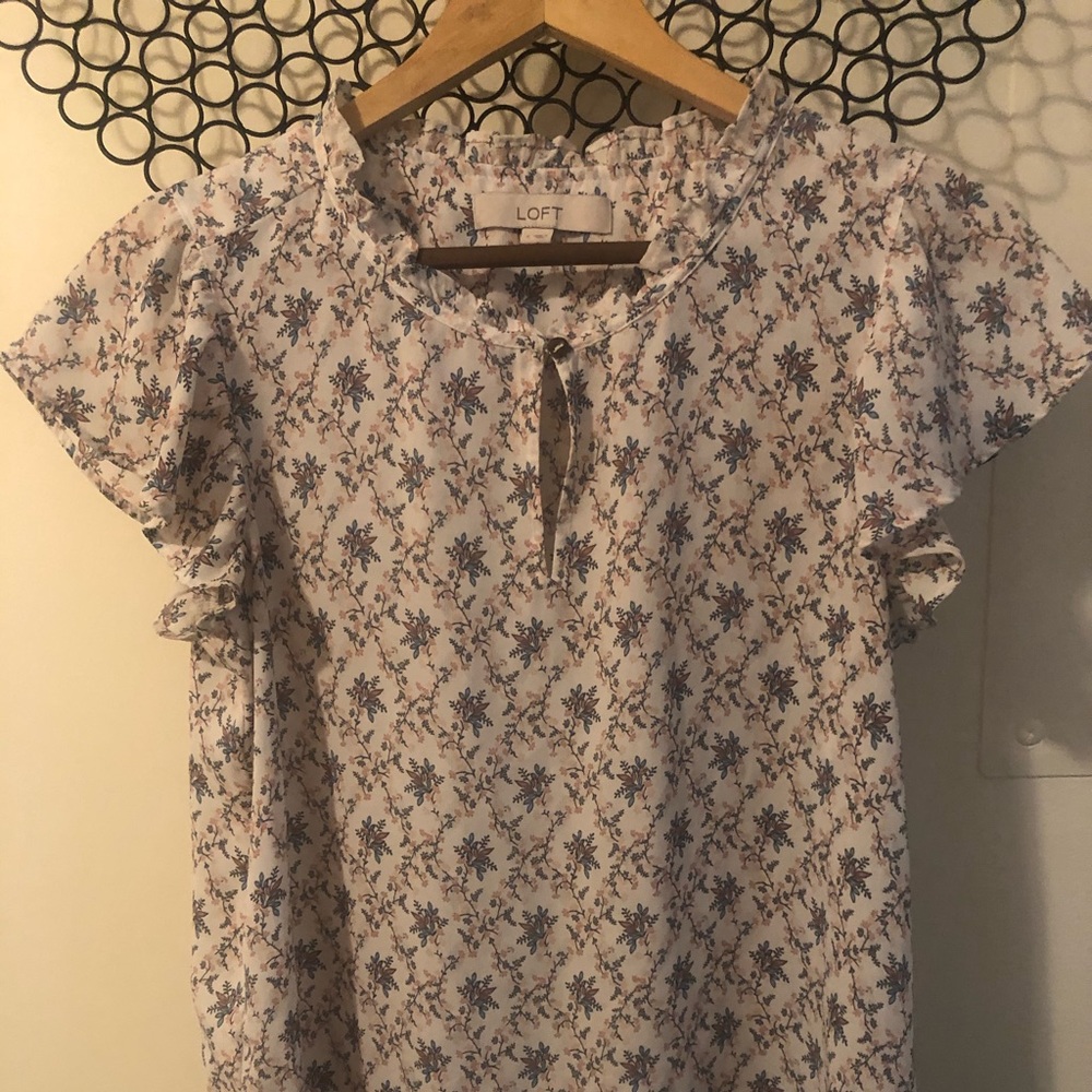 Floral loft blouse